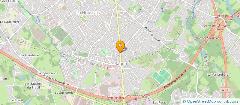 localisation de l'entreprise MADAME IRADA KONOVALOVA  REZE