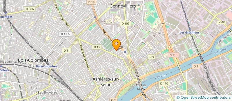 localisation de l'entreprise MADAME IRAN ZENDEROUDI  ASNIERES-SUR-SEINE