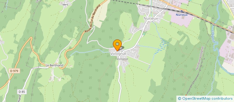 localisation de l'entreprise MADAME IREM TELLI  NURIEUX-VOLOGNAT