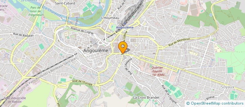 localisation de l'entreprise MADAME IRENA BOUKOUCHA à ANGOULEME