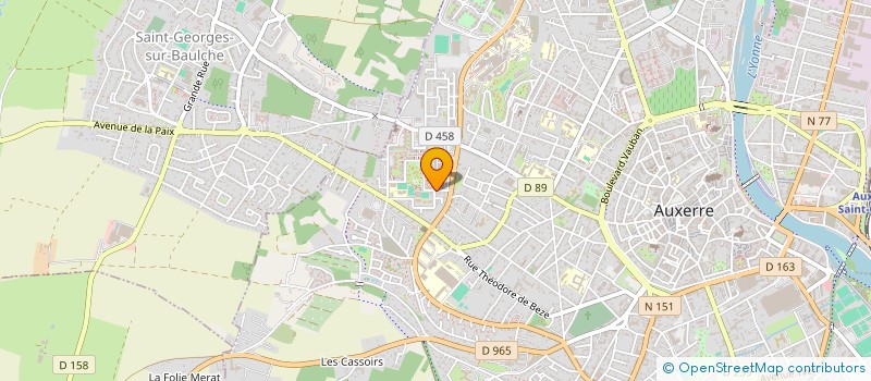 localisation de l'entreprise MADAME IRENA CZUCHOVA à AUXERRE