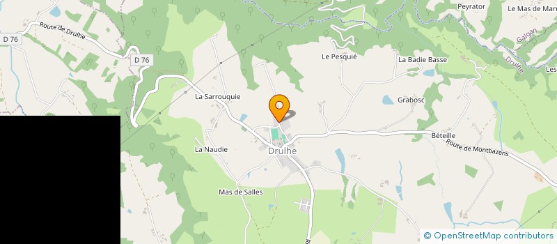 localisation de l'entreprise MADAME IRENA KOMEDERA  DRULHE