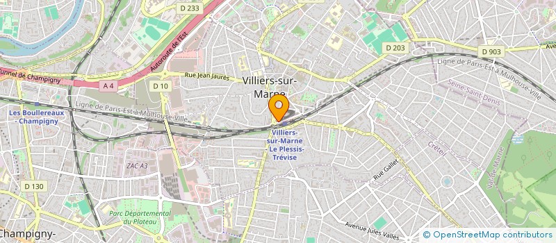 localisation de l'entreprise MADAME IRENA TREPKA  VILLIERS-SUR-MARNE