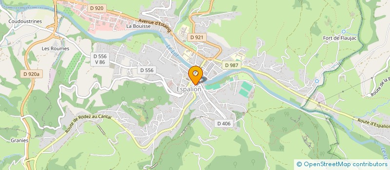 localisation de l'entreprise MADAME IRENE ALDEBERT  ESPALION