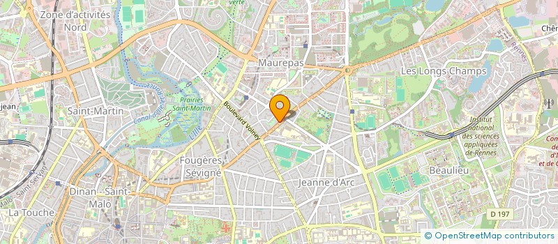 localisation de l'entreprise MADAME IRENE AMREHN  RENNES