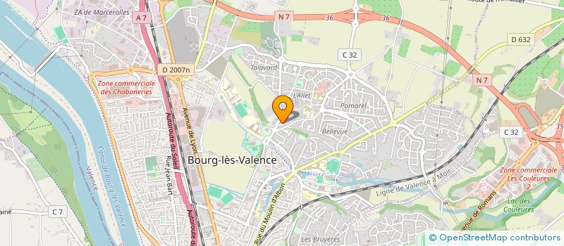 localisation de l'entreprise MADAME IRENE ANDRIANTSOA  BOURG-LES-VALENCE