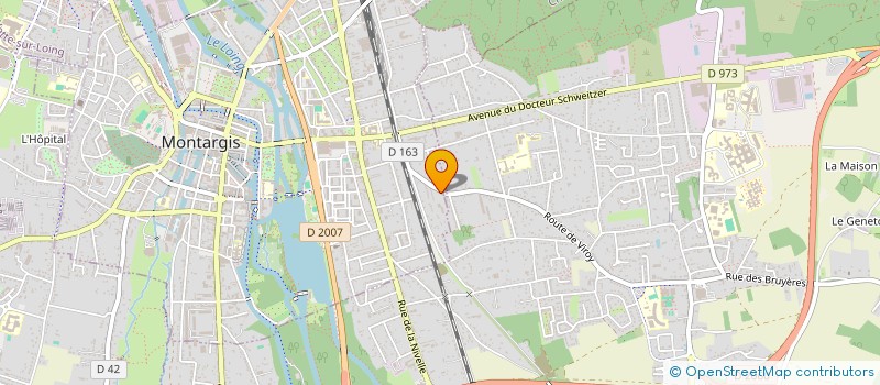localisation de l'entreprise MADAME IRENE ATANGANA BIDZOGO à MONTARGIS