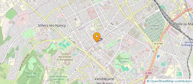 localisation de l'entreprise MADAME IRENE ATHANASSOUDI  NANCY