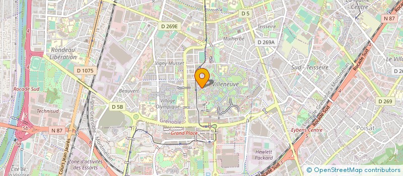 localisation de l'entreprise MADAME IRENE AUDIER à GRENOBLE