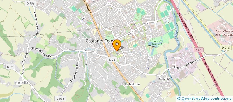 localisation de l'entreprise MADAME IRENE BACLE à CASTANET-TOLOSAN