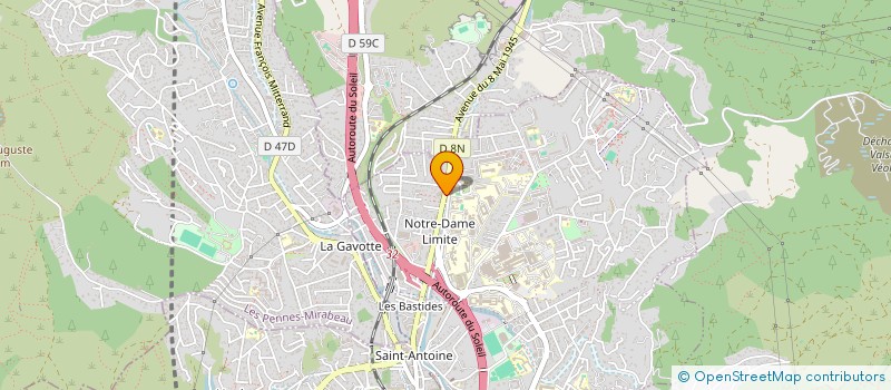 localisation de l'entreprise MADAME IRENE BARALLIS à MARSEILLE