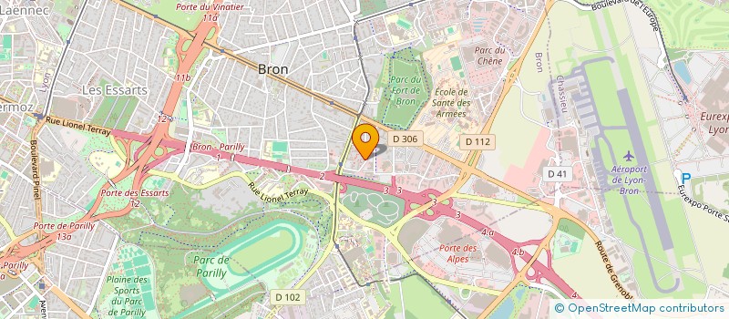 localisation de l'entreprise MADAME IRENE BARISIO  BRON