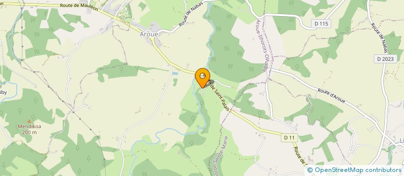 localisation de l'entreprise MADAME IRENE BARNEIX  AROUE-ITHOROTS-OLHAIBY