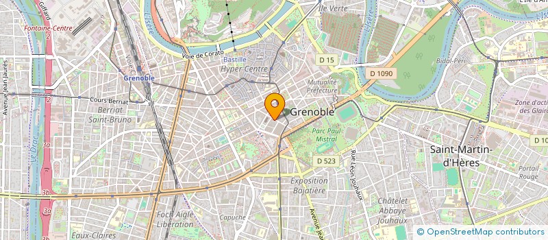 localisation de l'entreprise MADAME IRENE BAUSSANT à GRENOBLE
