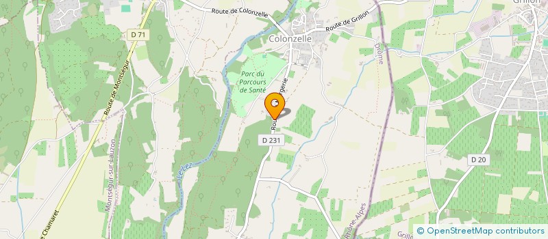 localisation de l'entreprise MADAME IRENE BEDOUIN  CHAMARET