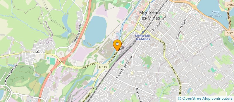 localisation de l'entreprise MADAME IRENE BENET  MONTCEAU-LES-MINES