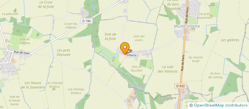 localisation de l'entreprise MADAME IRENE BENET  MUILLE-VILLETTE