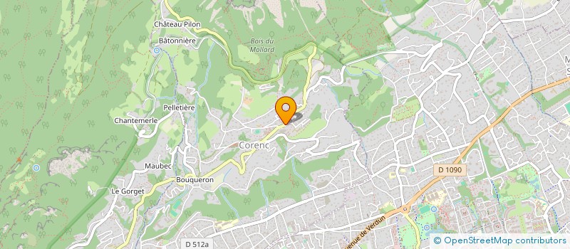 localisation de l'entreprise MADAME IRENE BESSOVI  CORENC