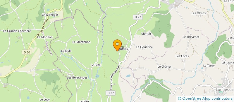 localisation de l'entreprise MADAME IRENE BLEIN à VILLECHENEVE