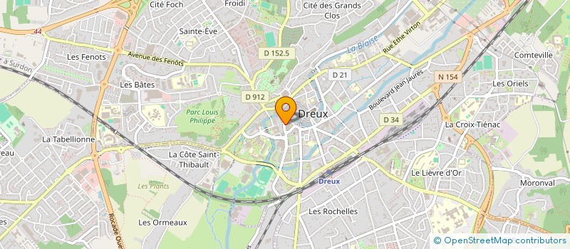 localisation de l'entreprise MADAME IRENE BOUCHET à DREUX