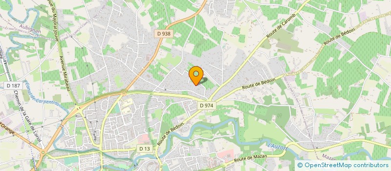 localisation de l'entreprise MADAME IRENE BOURCIER à CARPENTRAS