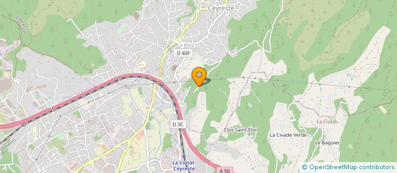 localisation de l'entreprise MADAME IRENE BROLLES à CEYRESTE