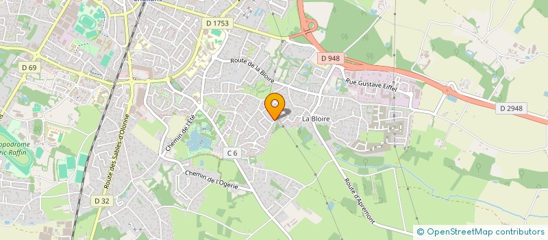 localisation de l'entreprise MADAME IRENE BROSSAUD à SALLERTAINE