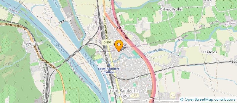 localisation de l'entreprise MADAME IRENE BUTHION  SAINT-RAMBERT-D'ALBON