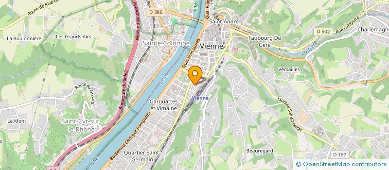 localisation de l'entreprise MADAME IRENE CACCAMO à VIENNE
