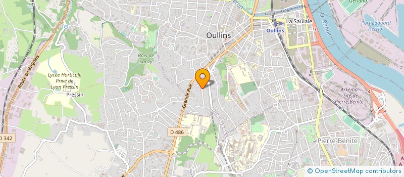 localisation de l'entreprise MADAME IRENE CAPEL  OULLINS-PIERRE-BENITE