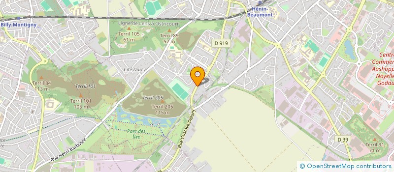 localisation de l'entreprise MADAME IRENE CASADEI  HENIN-BEAUMONT