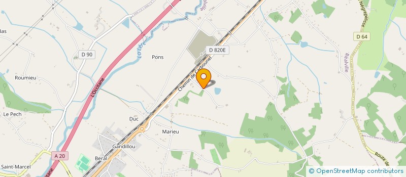 localisation de l'entreprise MADAME IRENE CATUSSE  REALVILLE