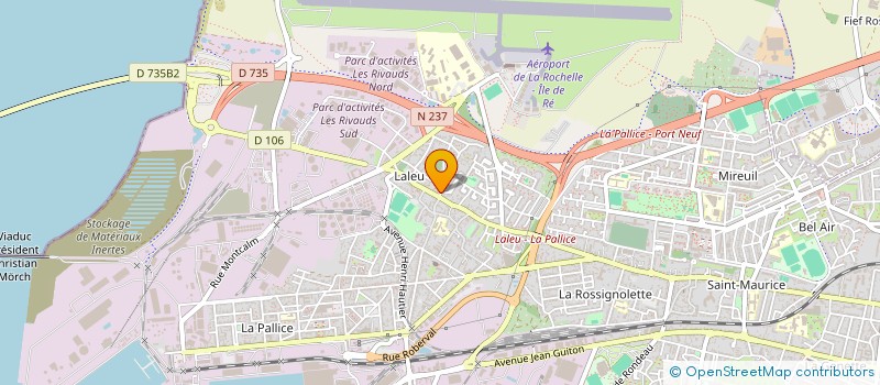 localisation de l'entreprise MADAME IRENE CHAGNAUD  LA ROCHELLE