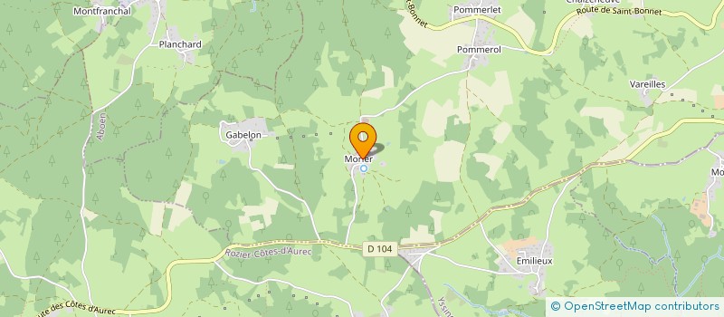 localisation de l'entreprise MADAME IRENE CHAUVIN  SAINT-MAURICE-EN-GOURGOIS