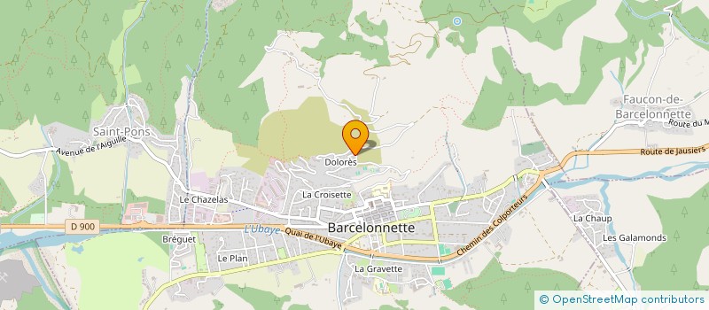 localisation de l'entreprise MADAME IRENE CHIARELLO  BARCELONNETTE