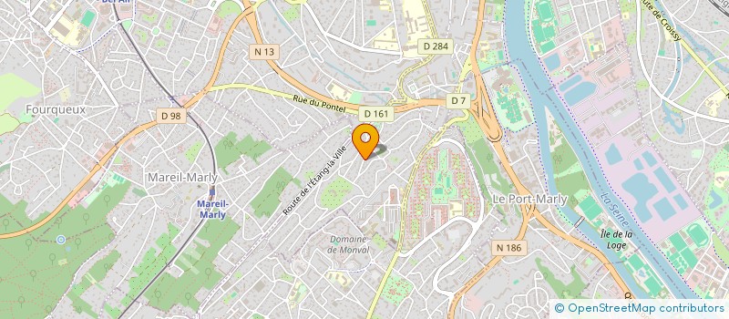 localisation de l'entreprise MADAME IRENE CONDON  LE PECQ