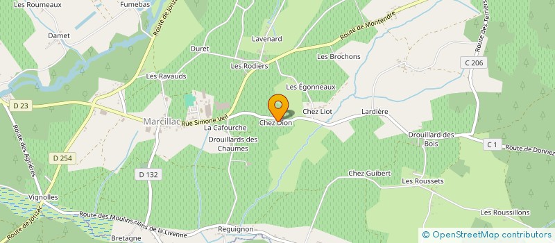 localisation de l'entreprise MADAME IRENE COURPON  VAL-DE-LIVENNE