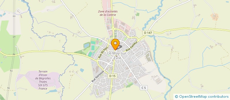 localisation de l'entreprise MADAME IRENE COUTOLLEAU  LE MAY-SUR-EVRE