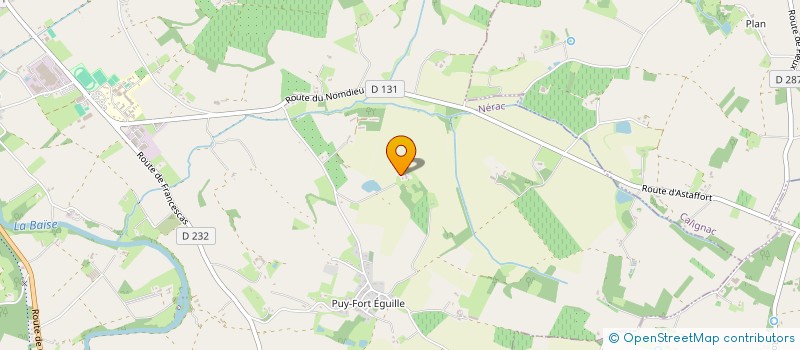 localisation de l'entreprise MADAME IRENE CUGNIERE  NERAC
