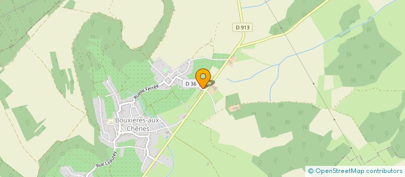 localisation de l'entreprise MADAME IRENE CZARNECKI  BOUXIERES-AUX-CHENES