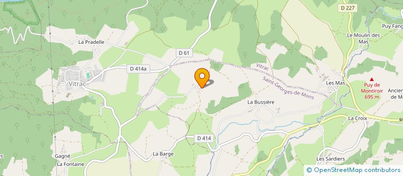 localisation de l'entreprise MADAME IRENE DAMET à SAINT-GEORGES-DE-MONS