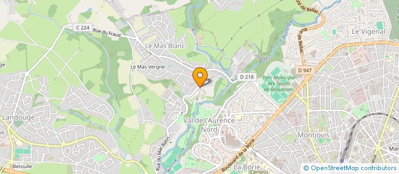 localisation de l'entreprise MADAME IRENE DANDRIEUX à LIMOGES