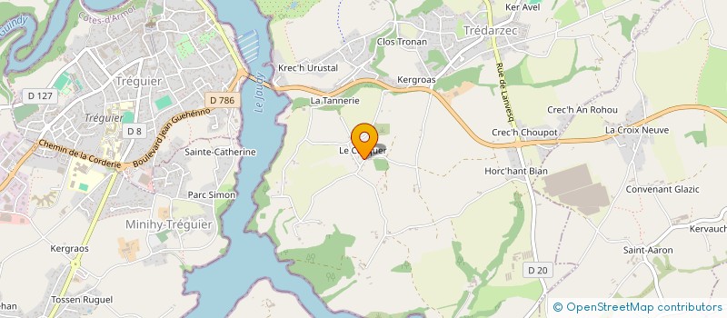 localisation de l'entreprise MADAME IRENE DANIGO  PLENEUF-VAL-ANDRE