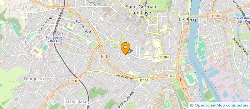 localisation de l'entreprise MADAME IRENE DAUSSET  SAINT-GERMAIN-EN-LAYE