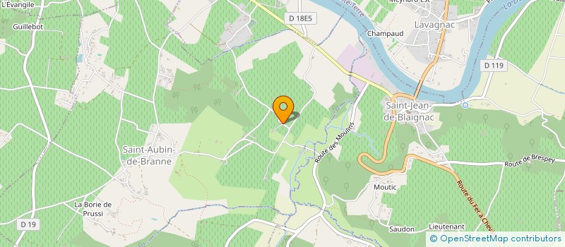 localisation de l'entreprise MADAME IRENE DE PAZ  SAINT-AUBIN-DE-BRANNE