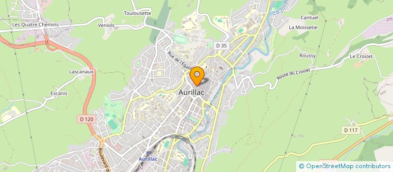 localisation de l'entreprise MADAME IRENE DE SAINTE MARESVILLE à AURILLAC