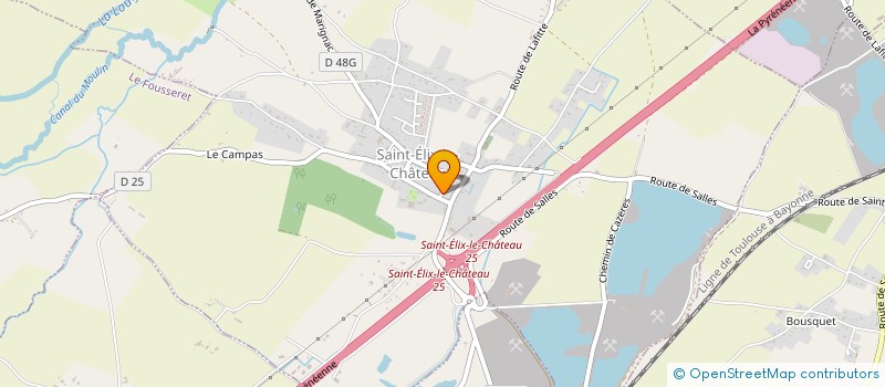 localisation de l'entreprise MADAME IRENE DECONS  FUSTIGNAC