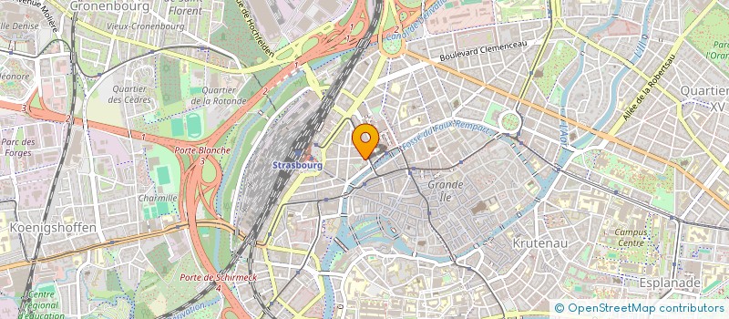 localisation de l'entreprise MADAME IRENE DELAVICTOIRE  STRASBOURG