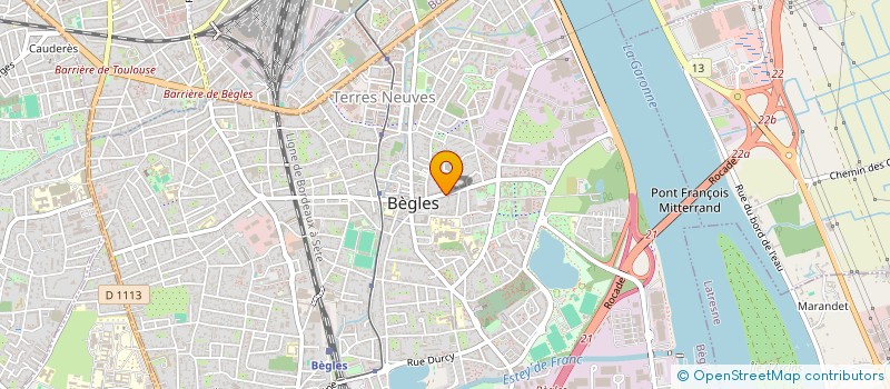 localisation de l'entreprise MADAME IRENE DELTEIL  BEGLES