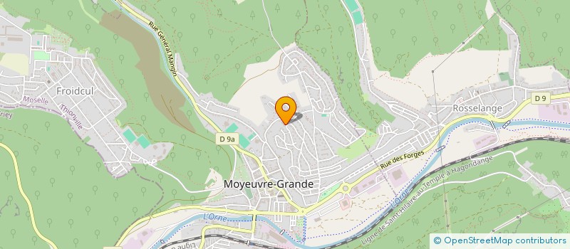 localisation de l'entreprise MADAME IRENE DESCHANG  MOYEUVRE-GRANDE